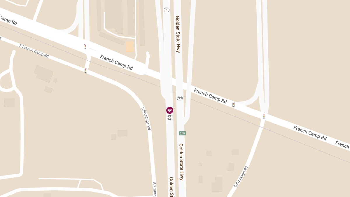 One Injured in Multi-Vehicle Crash on Highway 99 Near French Camp Rd