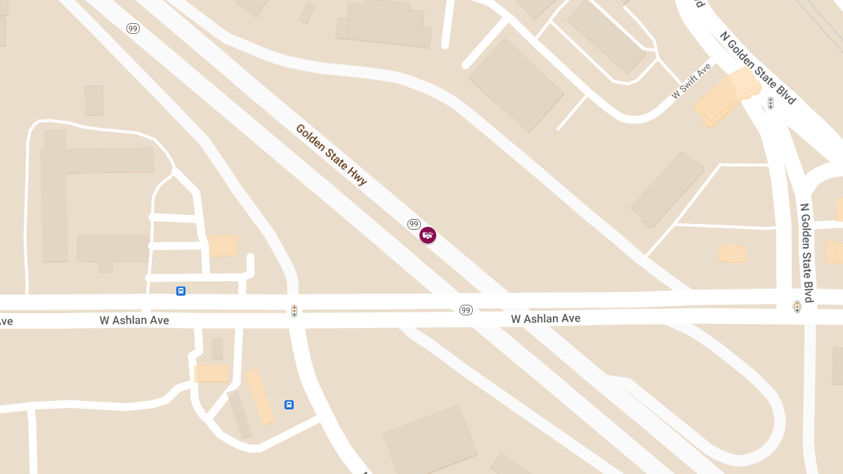 One Injured in Multi-Vehicle Crash on Highway 99 Near Motel Dr
