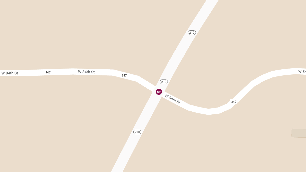 One Injured in Rear-End Collision on MO-210 at W 84th St