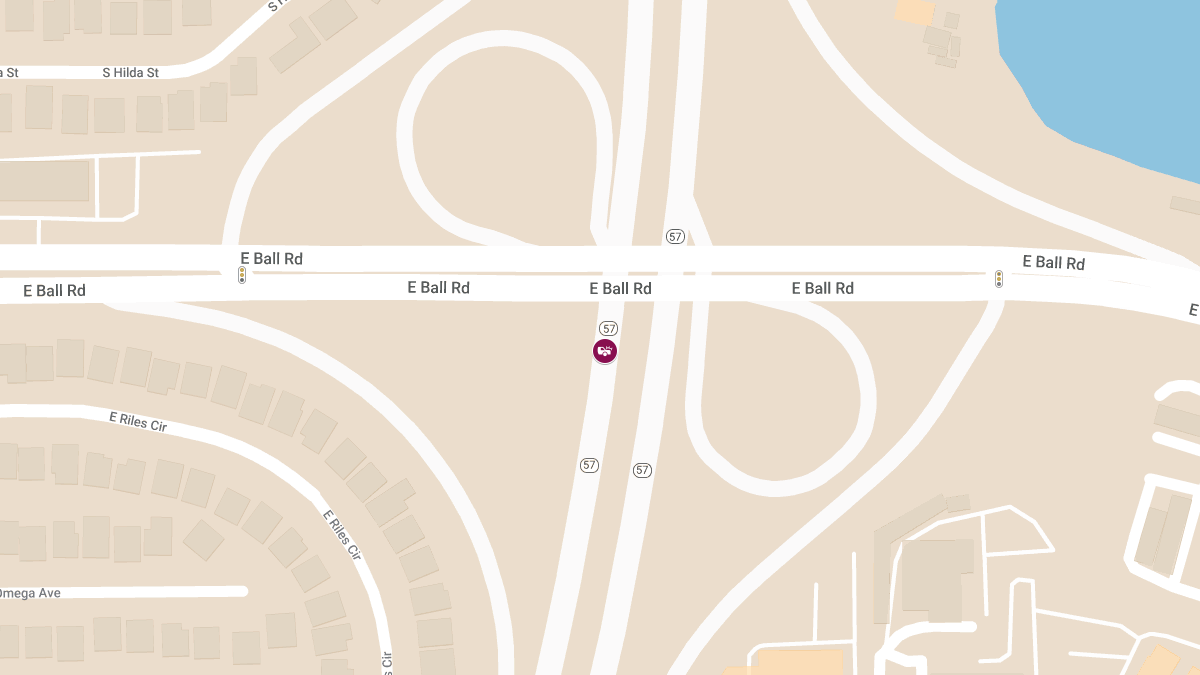 One Injured in Rollover Crash on Highway 57 Near Ball Rd