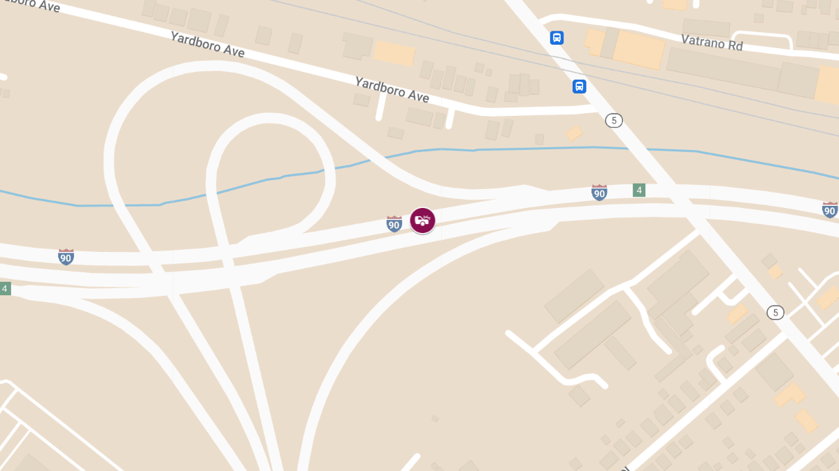 One Injured in Rollover Crash on I-90 Eastbound