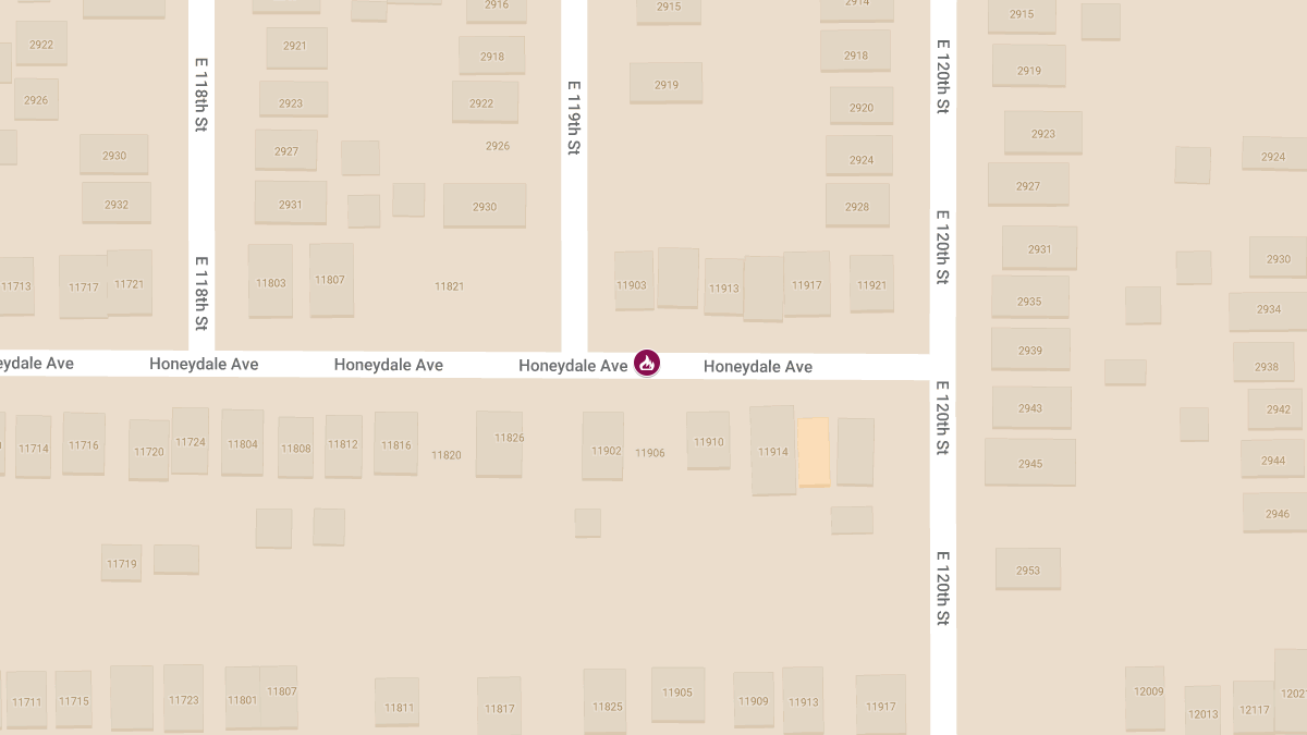One Injured in Structure Fire at E 119th St & Honeydale Ave
