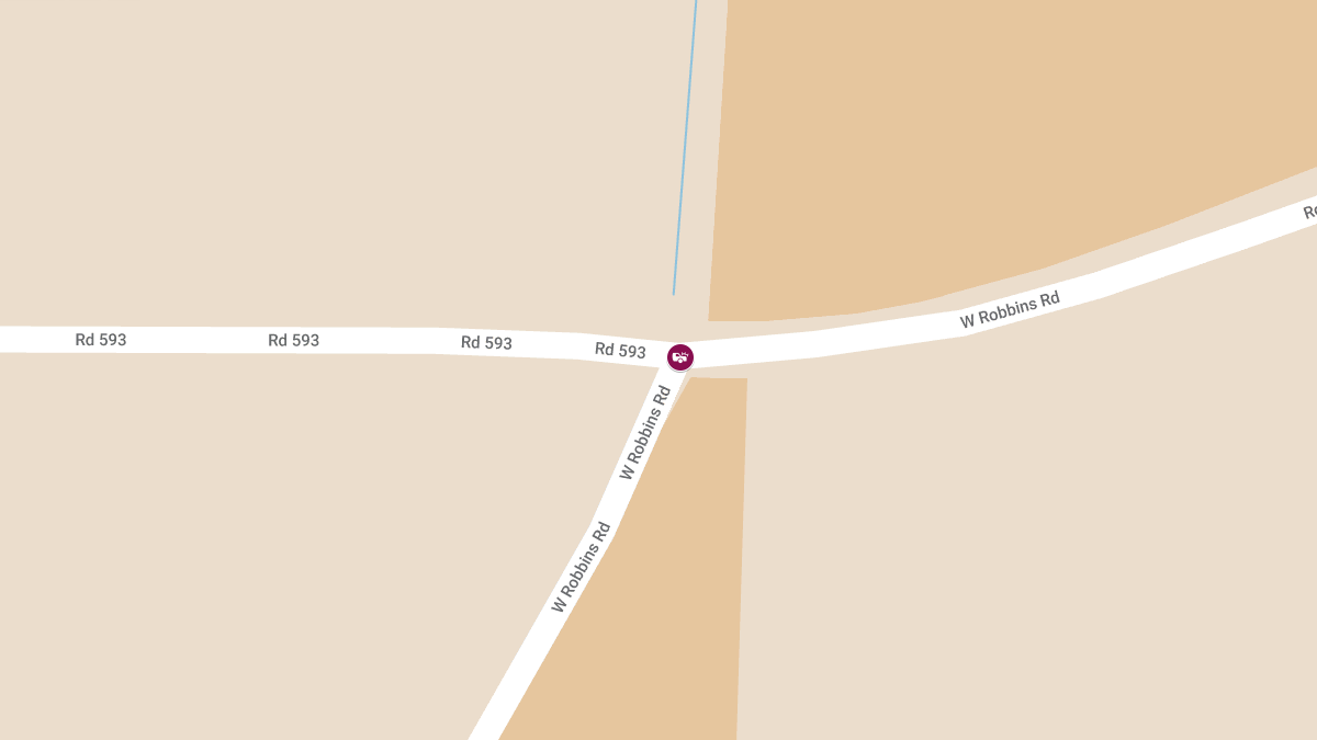 One Injured in Two-Vehicle Collision at Maple Branch Rd & W Robbins Rd