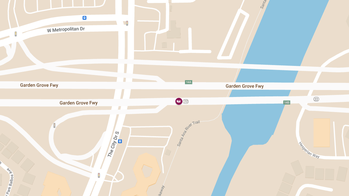 One Injured in Two-Vehicle Collision on Highway 22 Near The City Dr