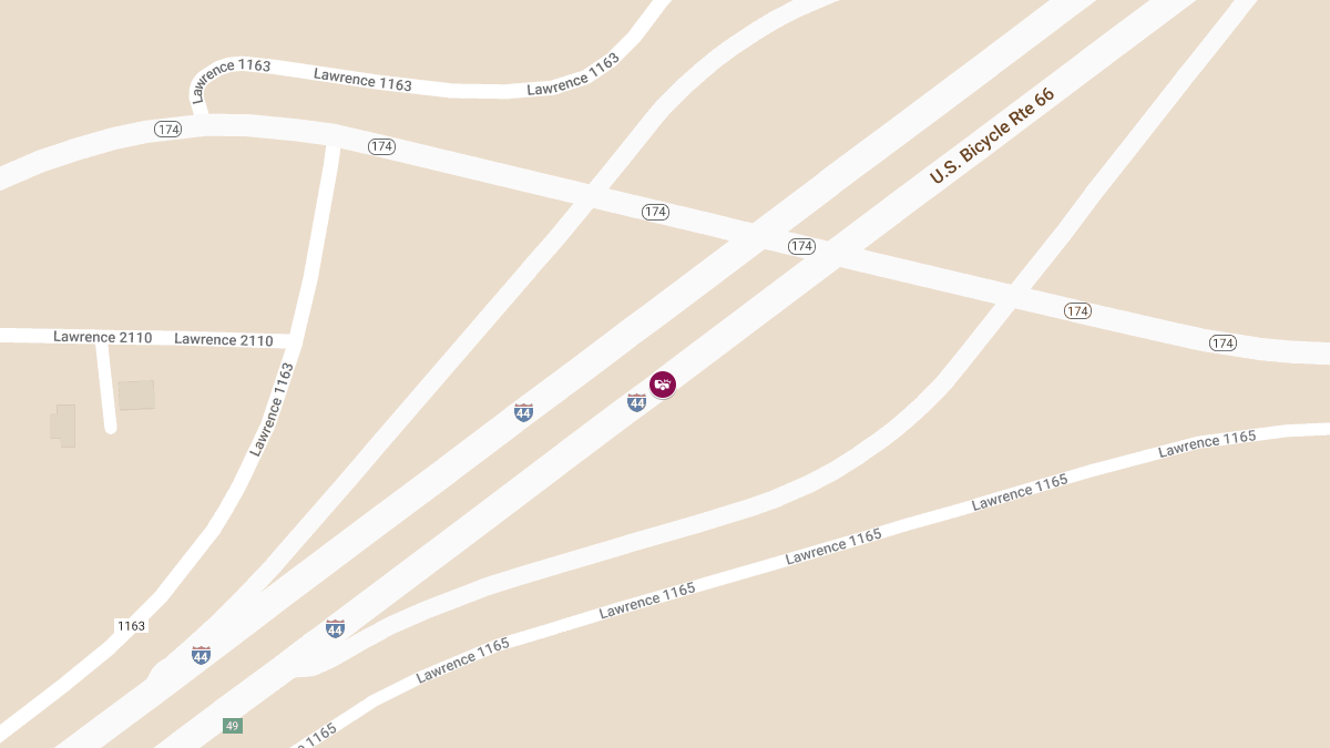 One Injured in Two-Vehicle Crash on I-44