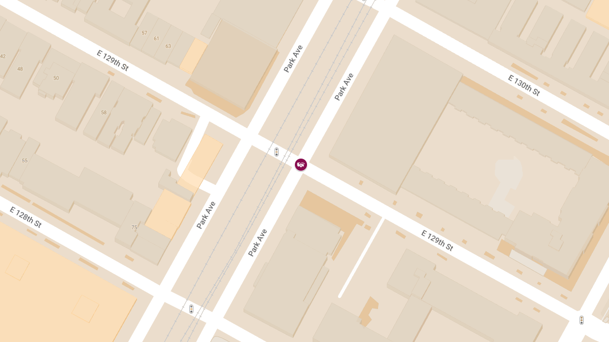 One Injured in Vehicle Collision at E 129th St & Park Ave