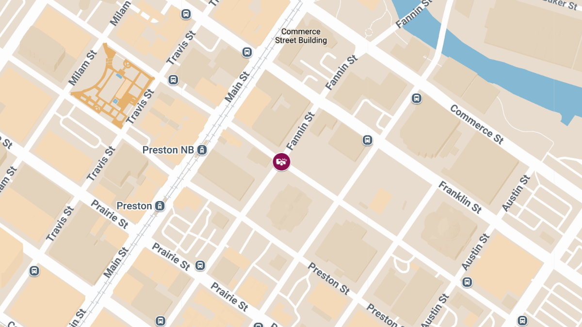 One Injured in Vehicle Crash at Congress St & Fannin St