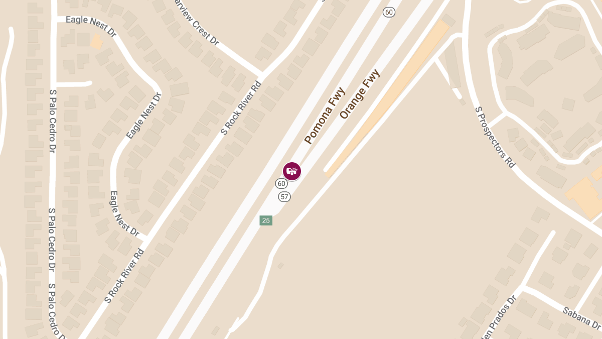 One Killed, One Injured in Semi-Truck Crash on 60 Freeway Near 57 Freeway