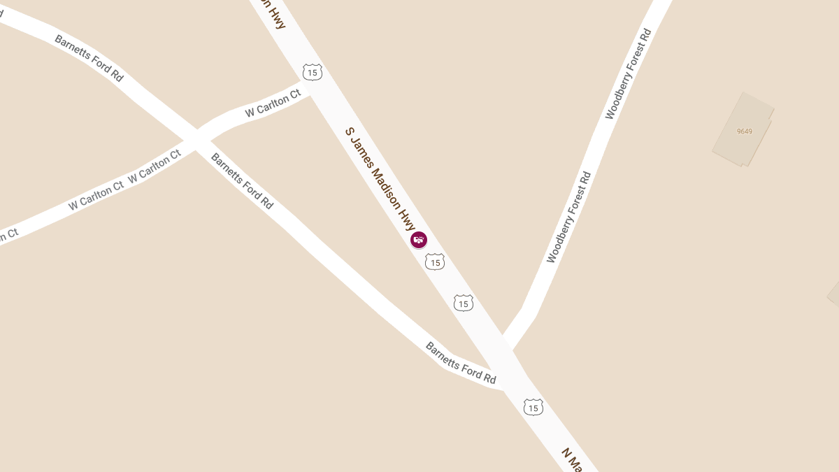 One Killed, Two Injured in Three-Vehicle Crash on James Madison Hwy