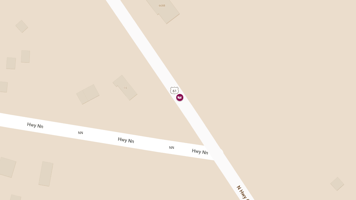 One Killed in Crash on US 61 Near Route NN