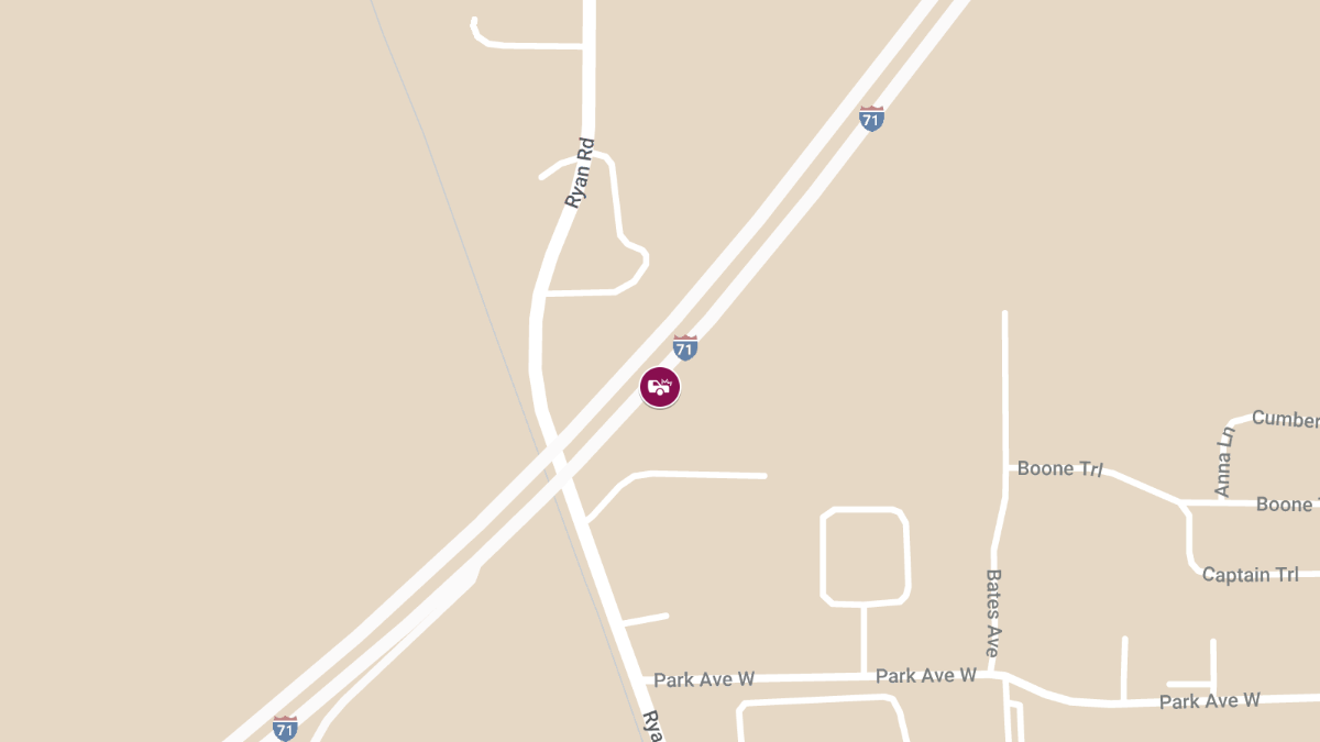 One Killed in Rear-End Crash on I-71 in Liberty Township