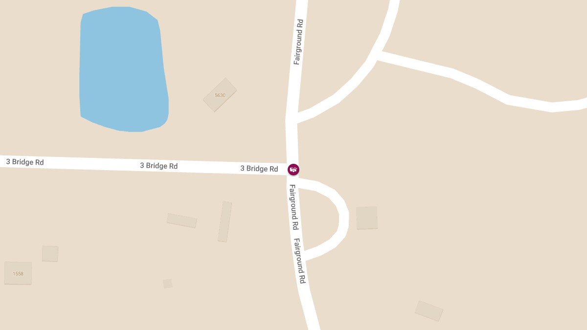 One Killed in Two-Vehicle Head-On Collision at 3 Bridge Rd & Fairground Rd