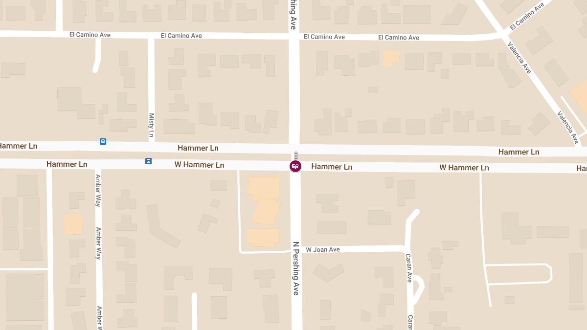 One Person Injured in Crash at Hammer Ln & Pershing Ave
