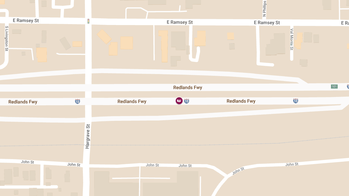 One Seriously Injured in Crash on 10 Freeway near Hargrave St