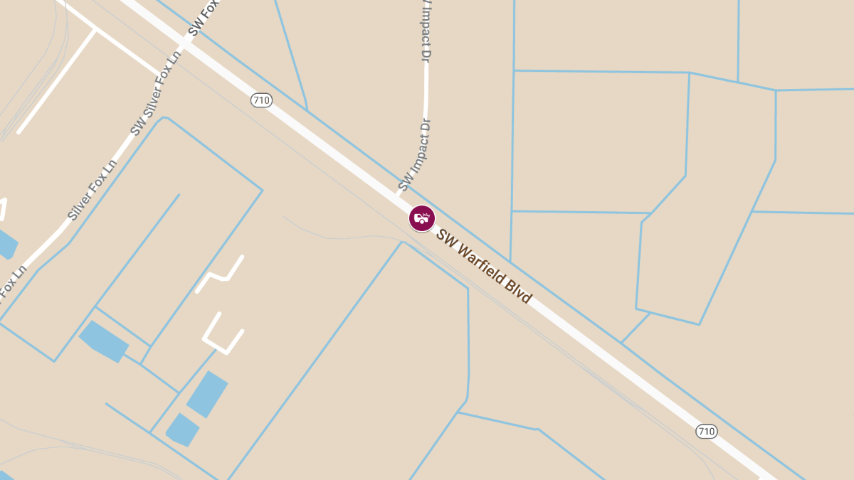 One Seriously Injured in Fiery Crash on Warfield Blvd