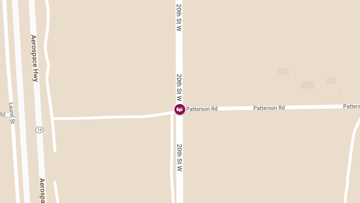 One Seriously Injured in Two-Vehicle Crash at 20th St W & Patterson Rd