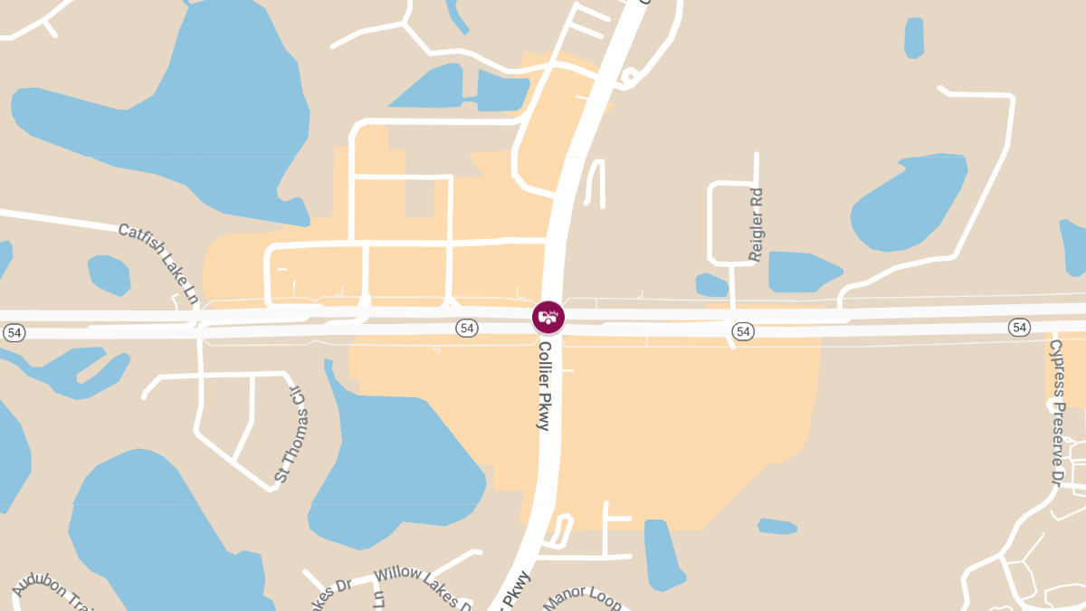 Pasco County Deputy Injured in Three-Vehicle Crash at Collier Pkwy & SR-54