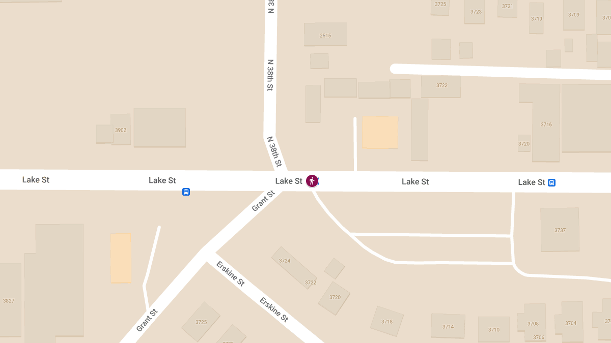 Pedestrian Critically Injured in Crash at 38th St & Lake St