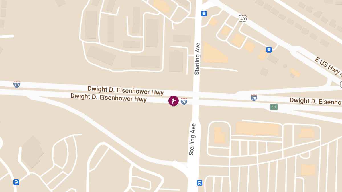 Pedestrian Critically Injured in Crash on I-70 Near Sterling Ave