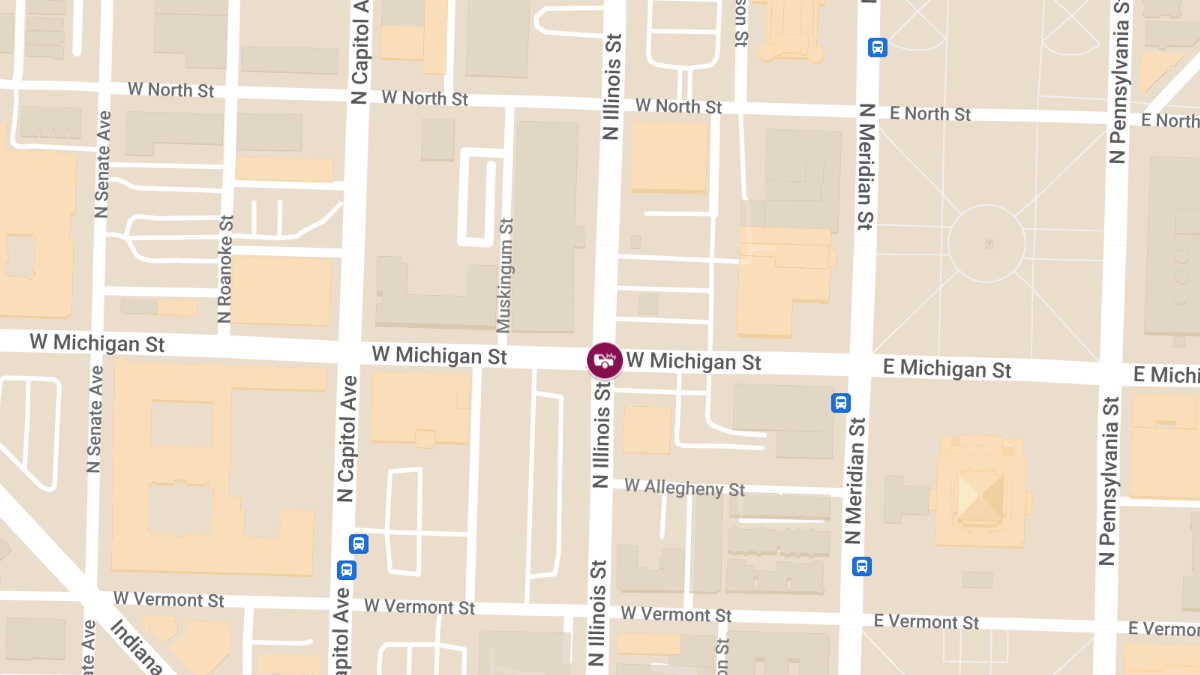 Pedestrian Critically Injured in Hit-and-Run at W Michigan St & N Illinois St
