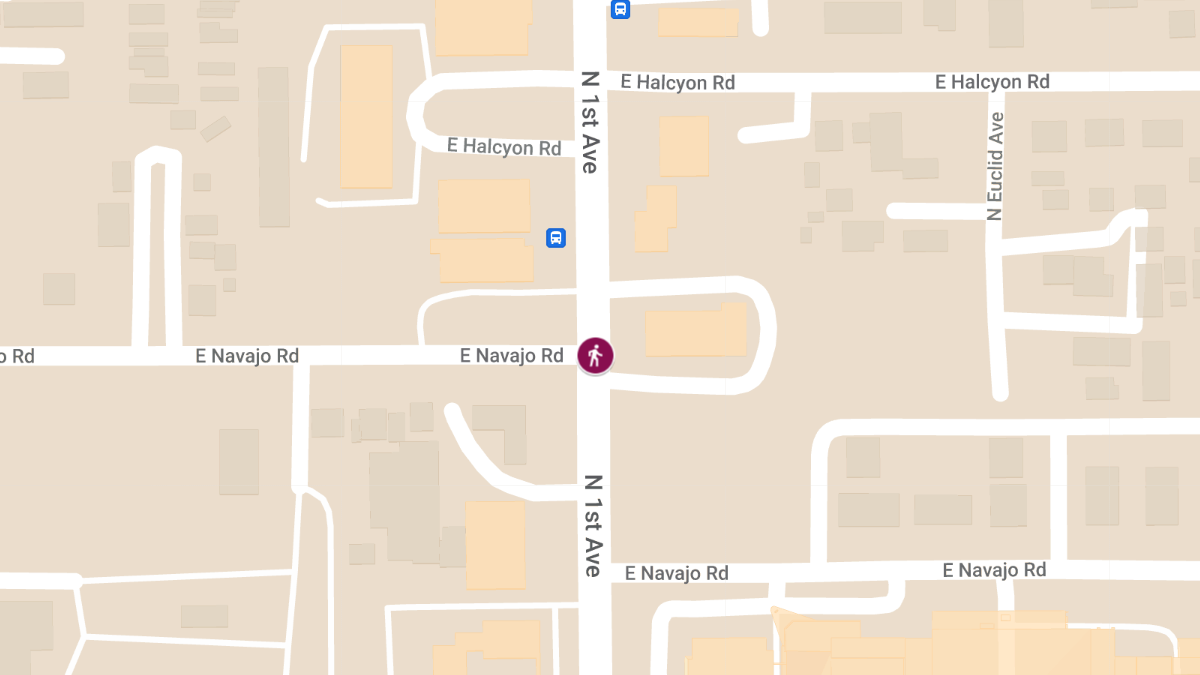 Pedestrian Hit by Vehicle at 1st Ave & Navajo