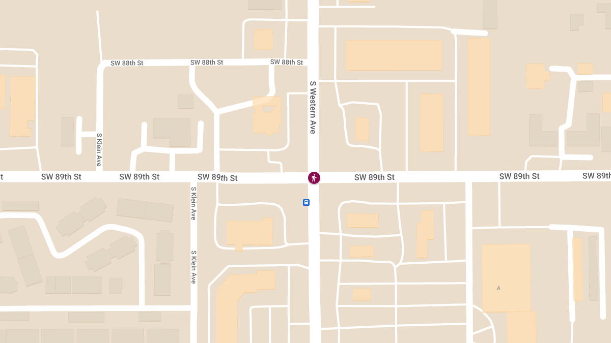 Pedestrian Hospitalized After Being Struck at SW 89th St & Western Ave