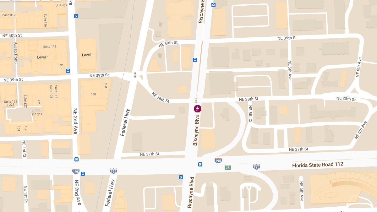 Pedestrian Hospitalized After Being Struck by Vehicle on Biscayne Blvd