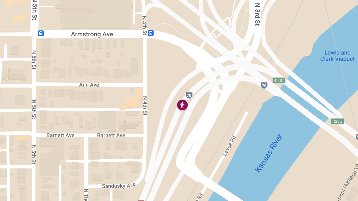 Pedestrian Injured After Being Hit on I-70 Near Rest Area