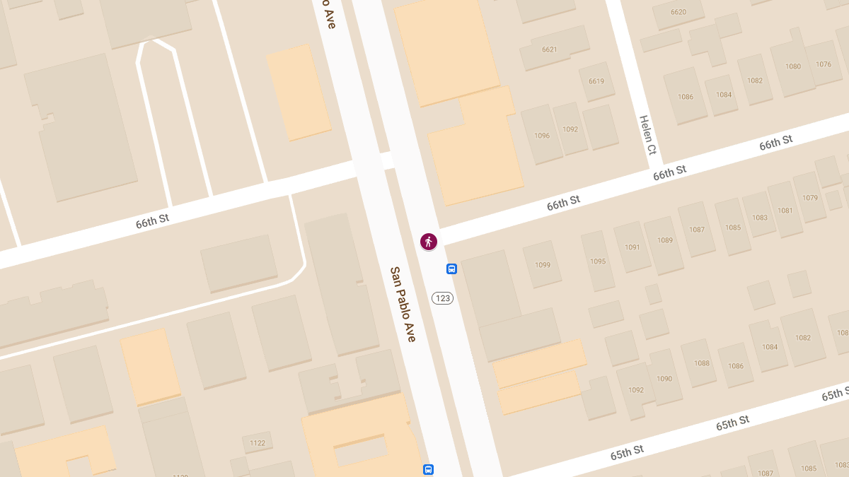 Pedestrian Injured After Being Struck by Car at 66th St & San Pablo Ave