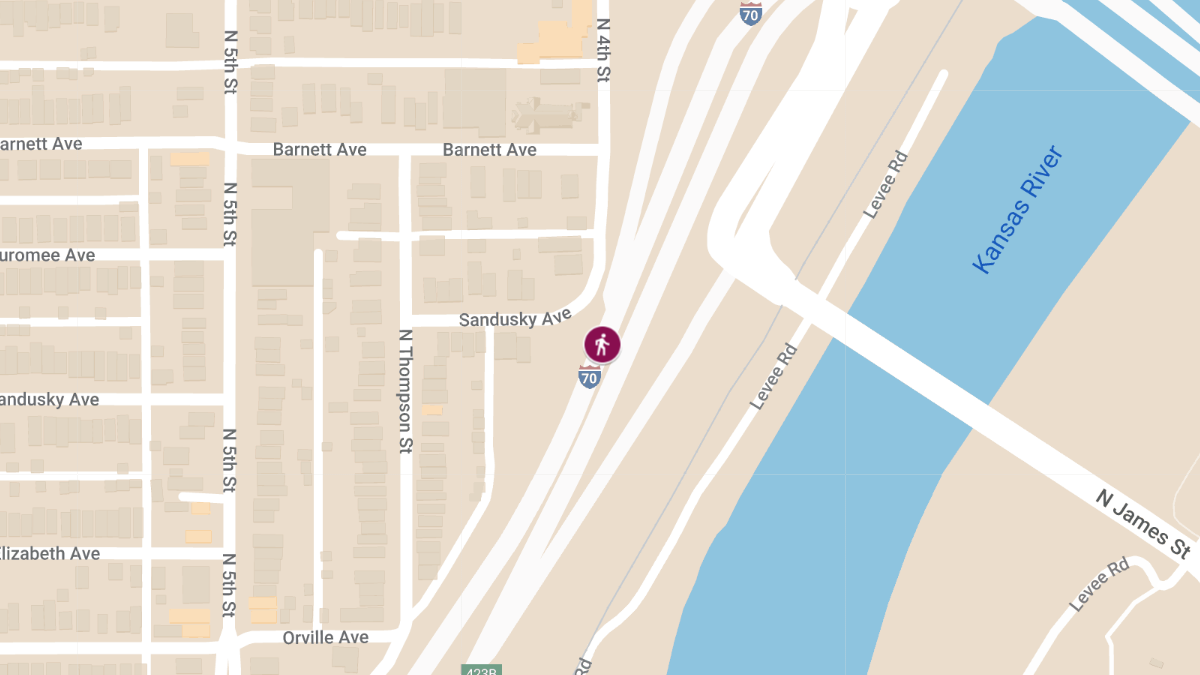 Pedestrian Injured After Being Struck by Vehicle on I-70