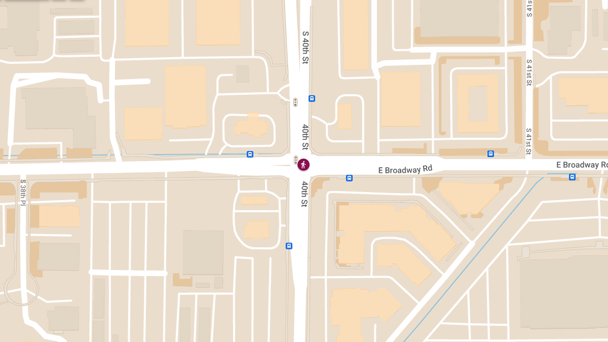 Pedestrian Injured in Accident at Broadway Rd & 40th St