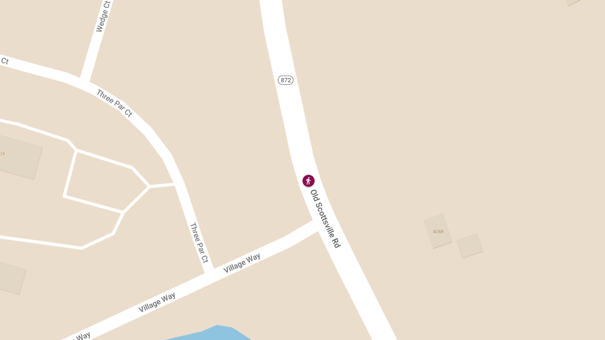 Pedestrian Injured in Collision on Old Scottsville Rd