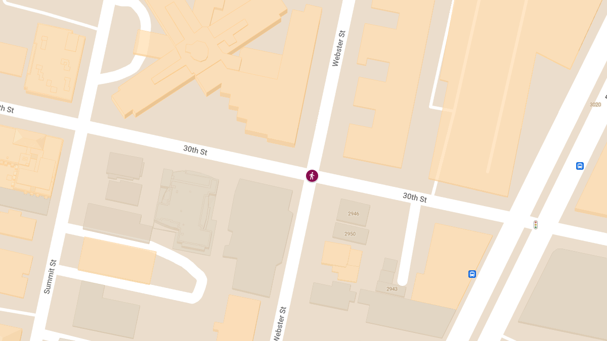 Pedestrian Injured in Crash at 30th St & Webster St