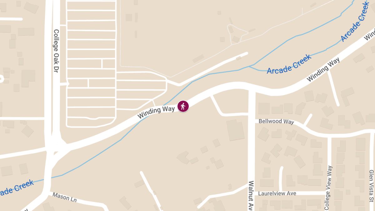 Pedestrian Injured in Crash at 6406 Winding Way