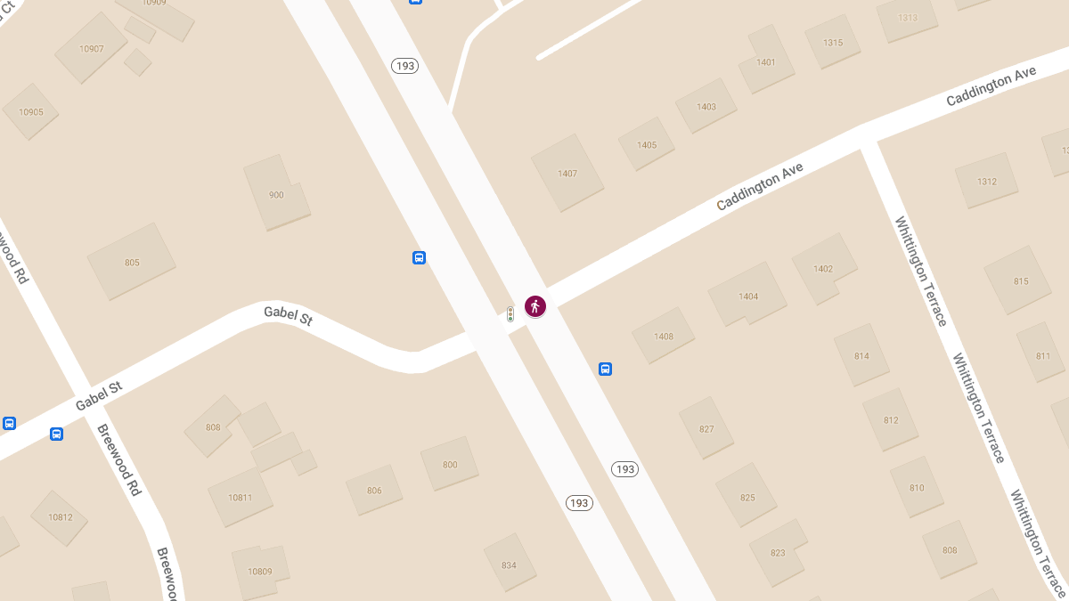 Pedestrian Injured in Crash at Caddington Ave & University Blvd W