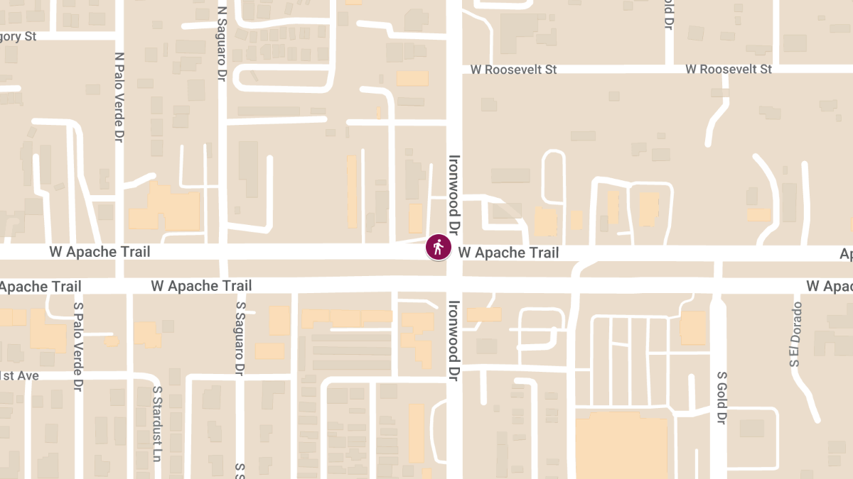 Pedestrian Injured in Crash on W Apache Trail
