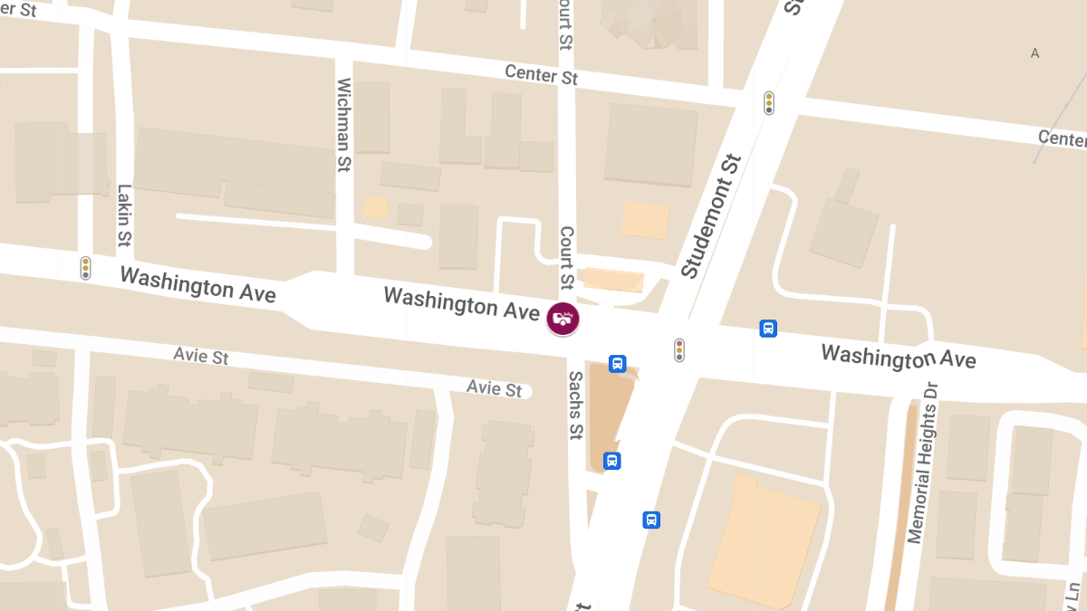 Pedestrian Injured in Crash on Washington Ave