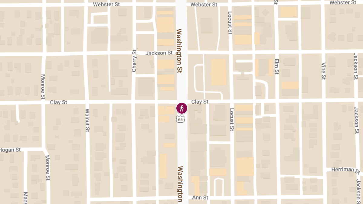 Pedestrian Injured in Parking Lot Crash on US 65