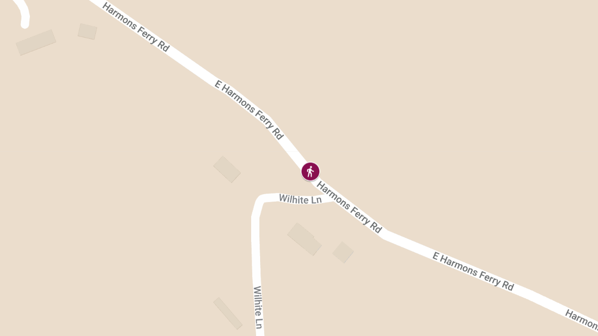 Pedestrian Injured in Suspected DUI Crash on E Harmons Ferry Rd