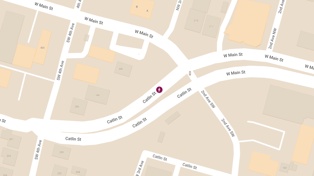 Pedestrian Injured in Vehicle Collision on Catlyn St