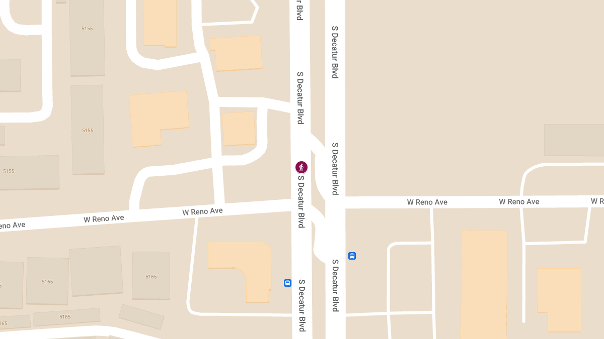 Pedestrian Killed in Crash on S Decatur Blvd Near W Reno Ave
