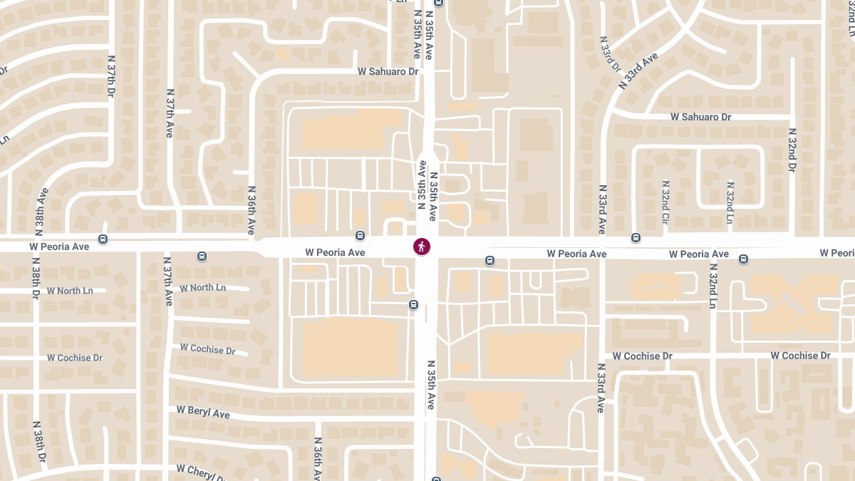 Pedestrian Killed in Hit-and-Run Crash at 35th Ave & Peoria Ave