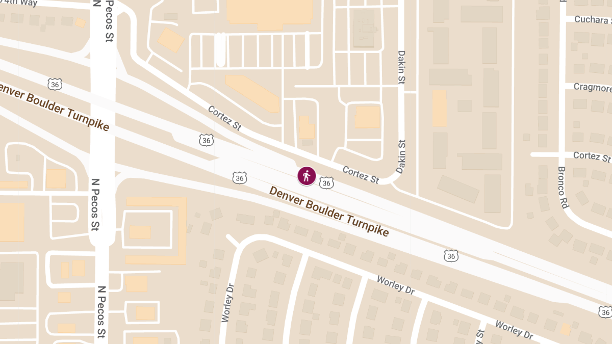 Pedestrian Killed in Two Vehicles on U.S. 36