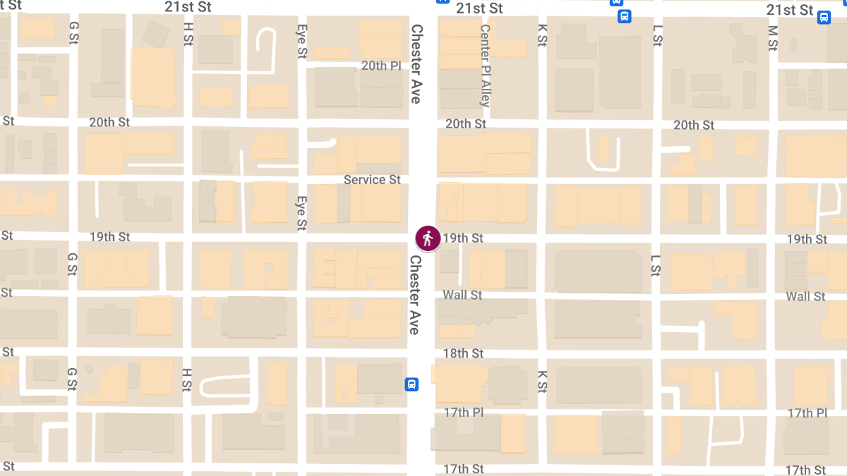 Pedestrian Seriously Injured in Crash at Chester Ave & 19th St