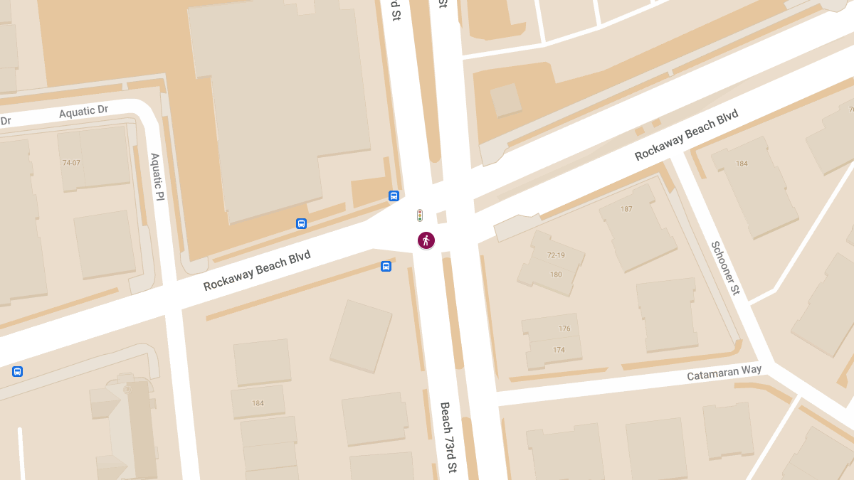 Pedestrian Seriously Injured in Crash at Rockaway Beach Blvd & Beach 73rd St