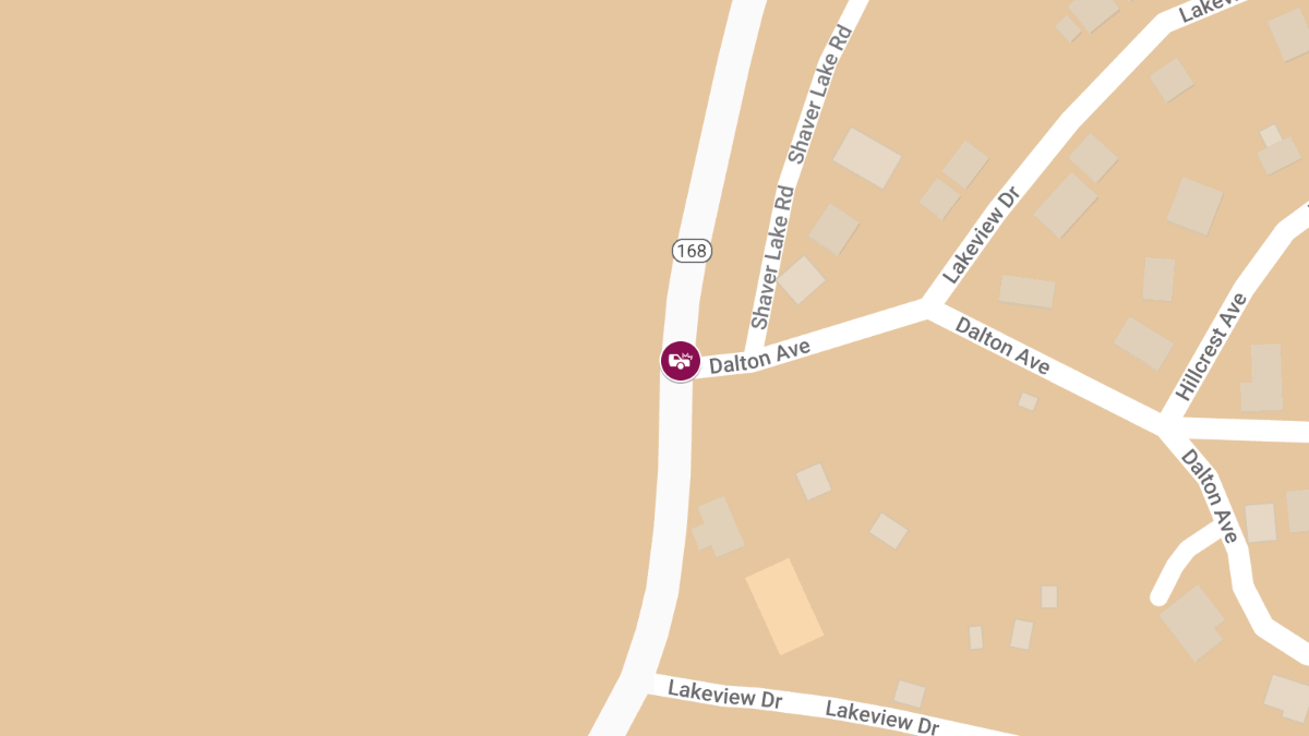 Pedestrian Seriously Injured in Crash on SR-168 at Shaver Lake Rd