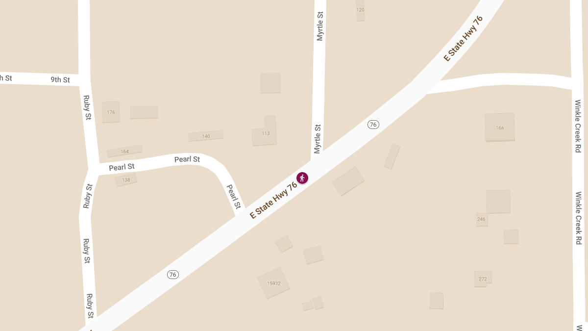 Pedestrian Struck and Injured on Highway 76