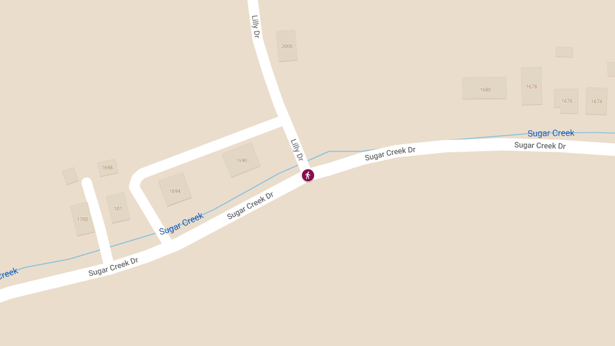 Pedestrian Struck at Lilly Dr & Sugar Creek Dr