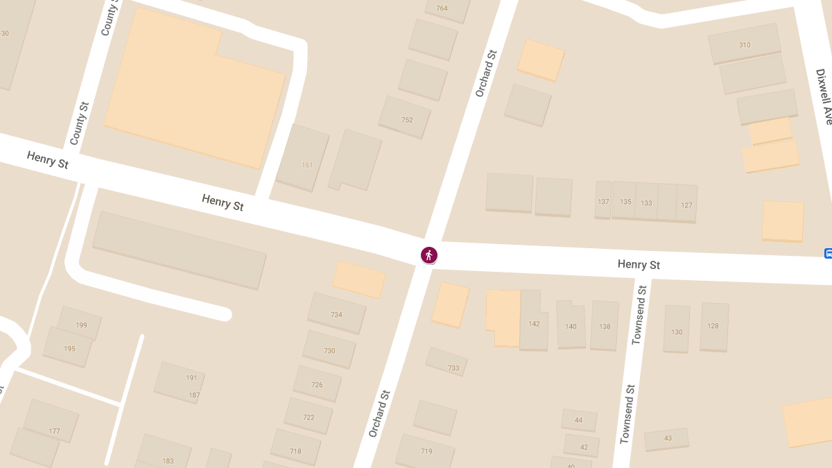 Pedestrian Struck at Orchard St & Henry St