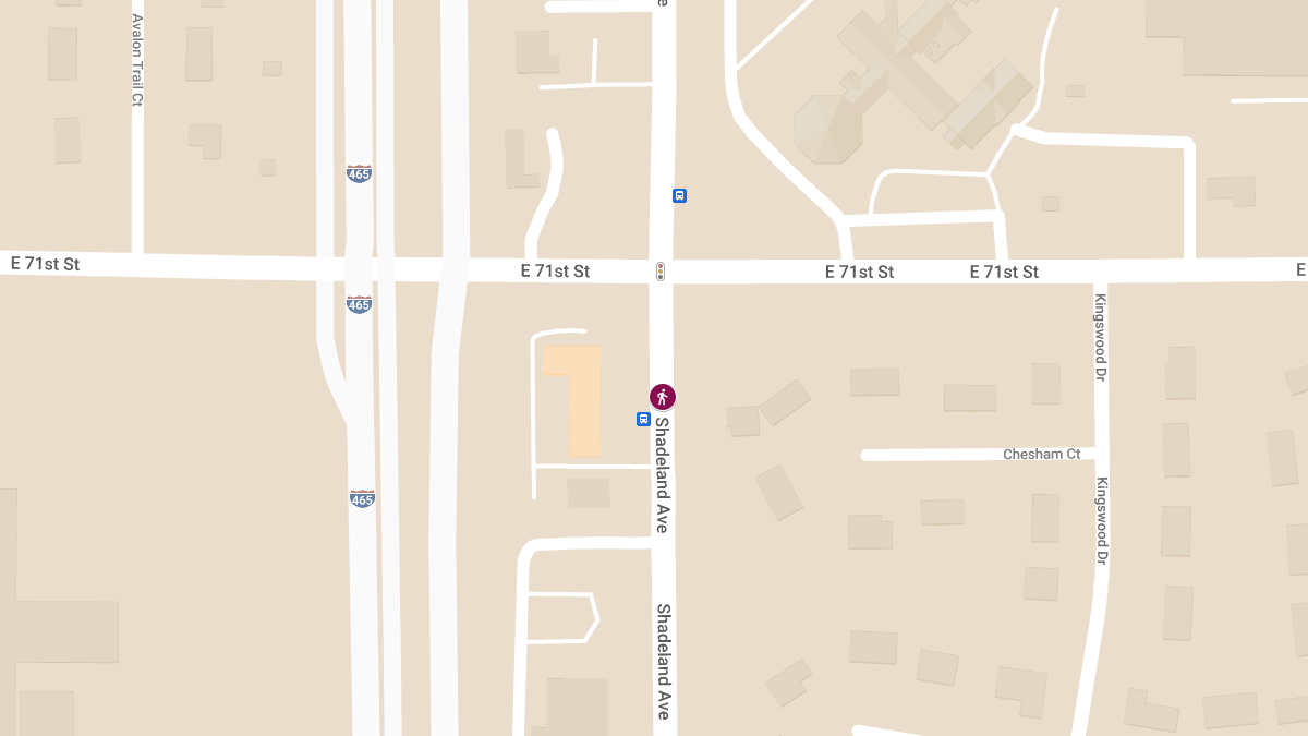 Pedestrian Struck by Truck at 7200 N Shadeland Ave